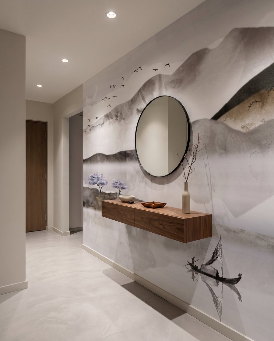 Reflexie între munți palizi — interior 3