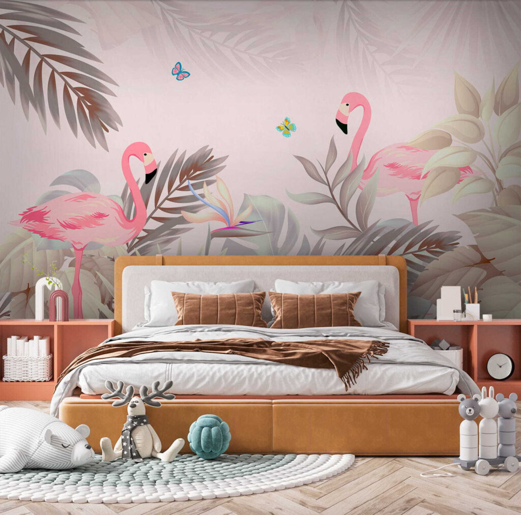 Flamingi printre frunze — interior 6