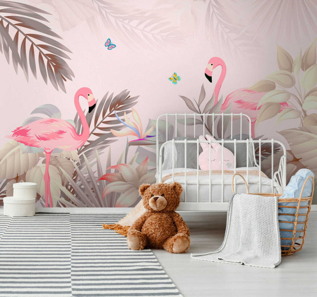 Flamingi printre frunze — interior 8