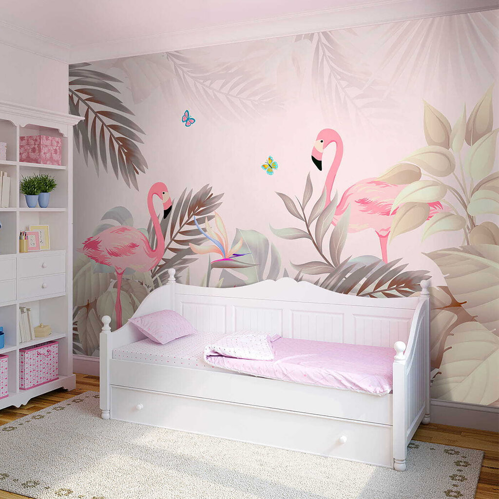 Flamingi printre frunze — interior 11