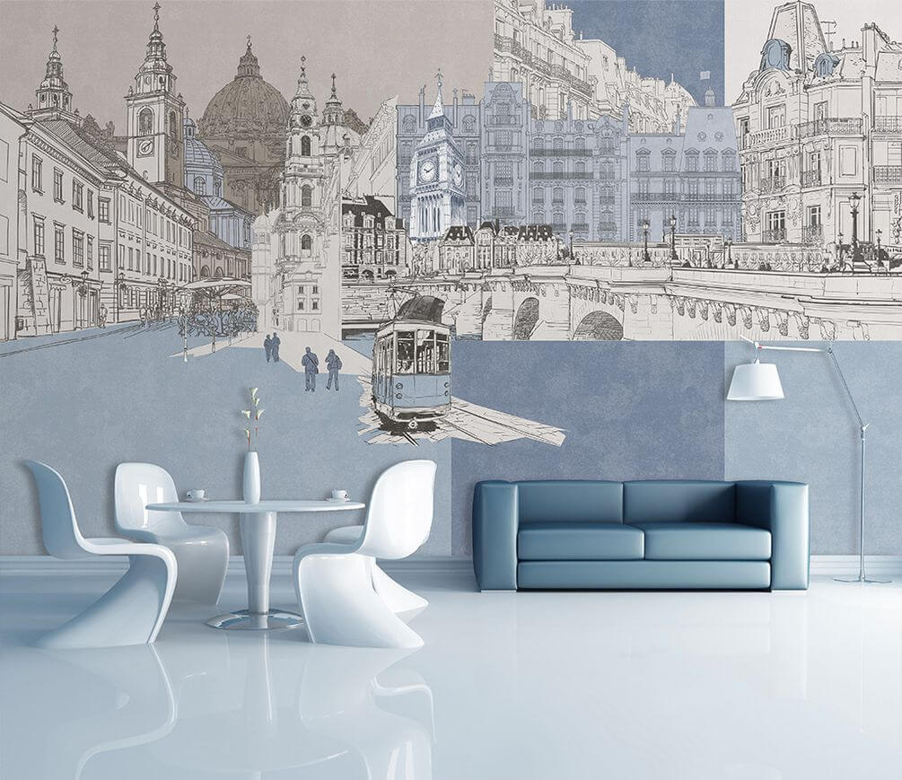 Tramvai între fațade — interior 1