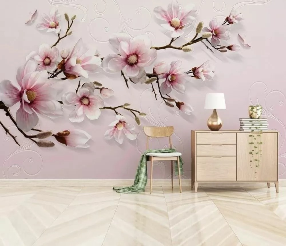 Magnolie pe roz — interior 1