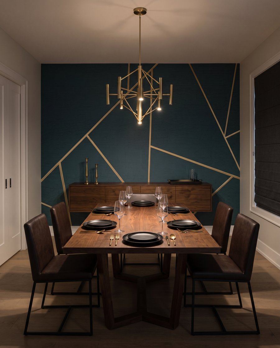 Linii aurii pe verde — interior 5