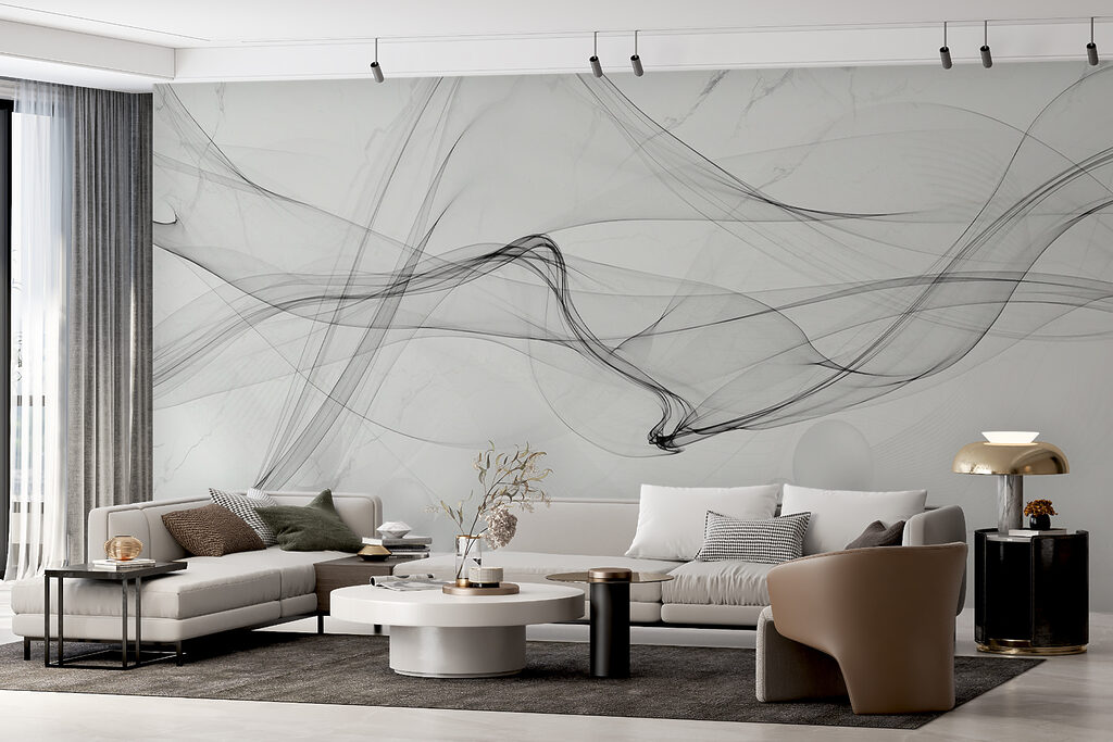 Panglici gri peste sfere — interior 2