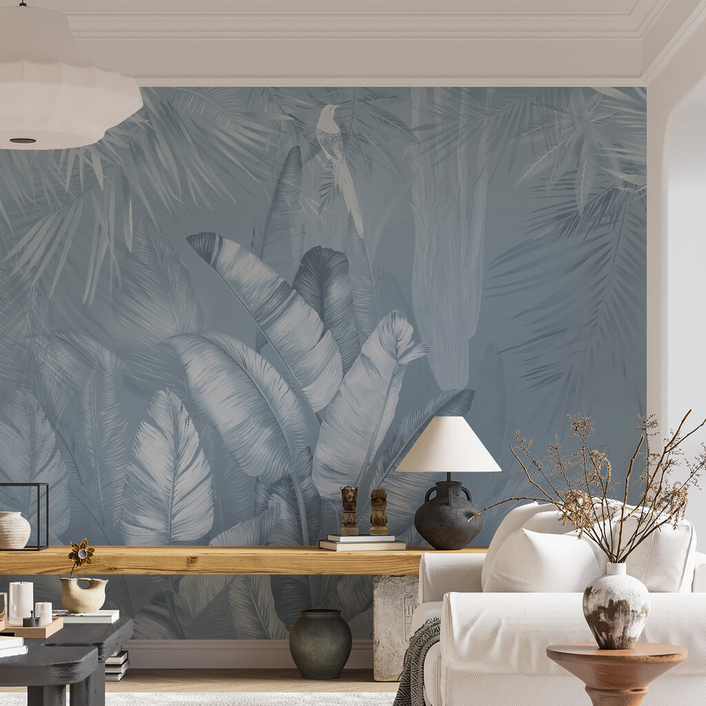 Frunze tropicale cu păsări — interior 7