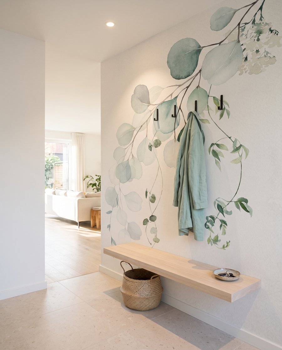 Crenguță în verde-apă — interior 3