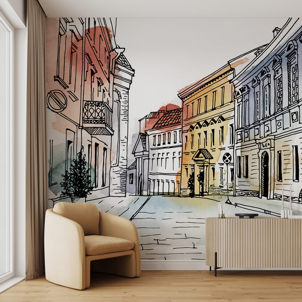 Case pastelate la cotitură — interior 2