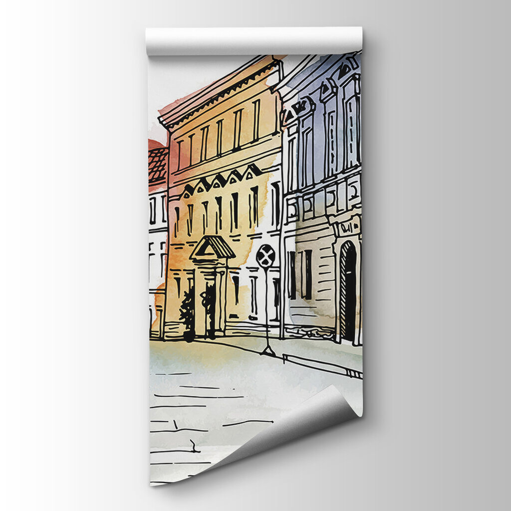 Case pastelate la cotitură — vizualizare produs