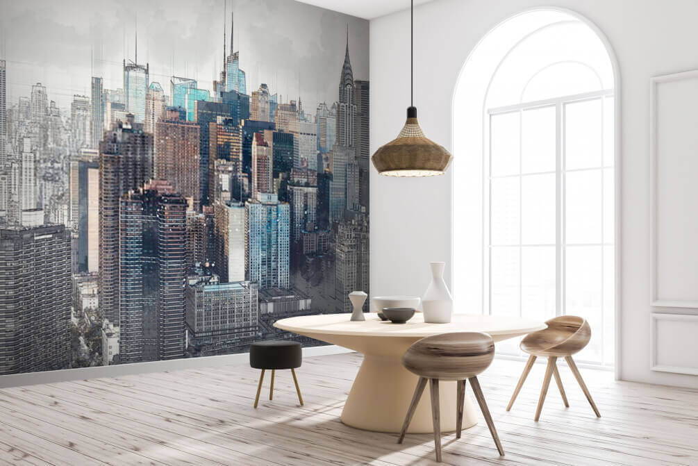 Manhattan după voal gri — interior 1