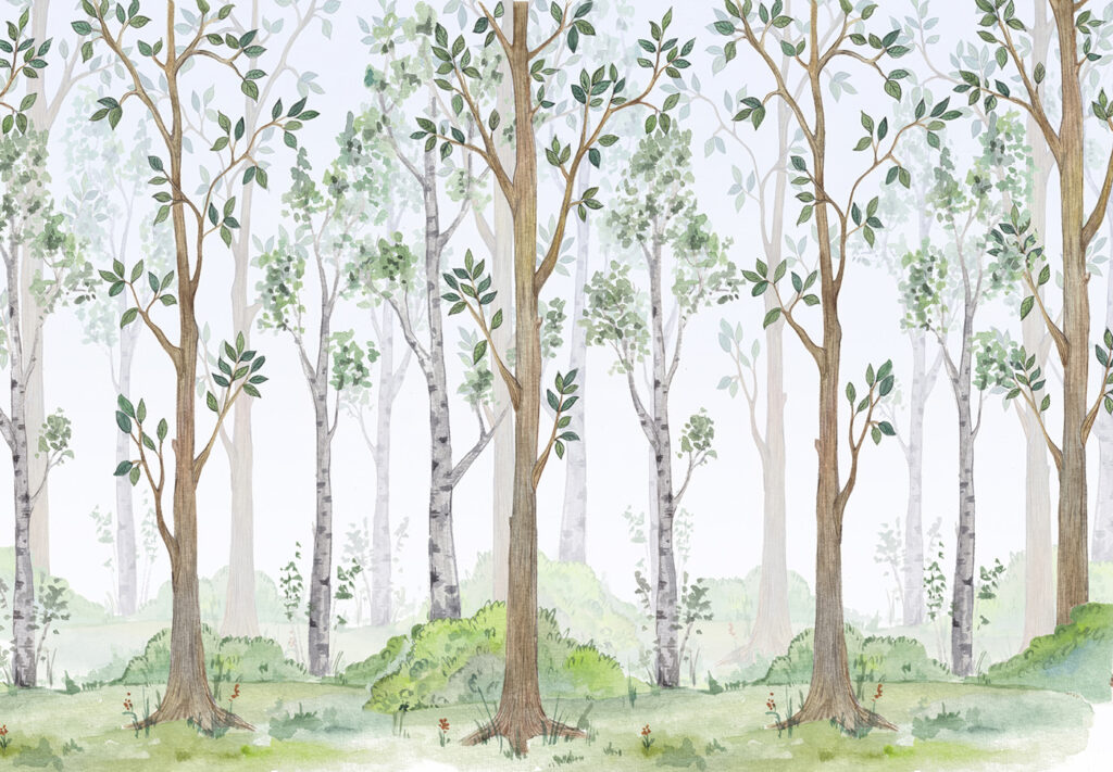 Pădure luminoasă — design complet