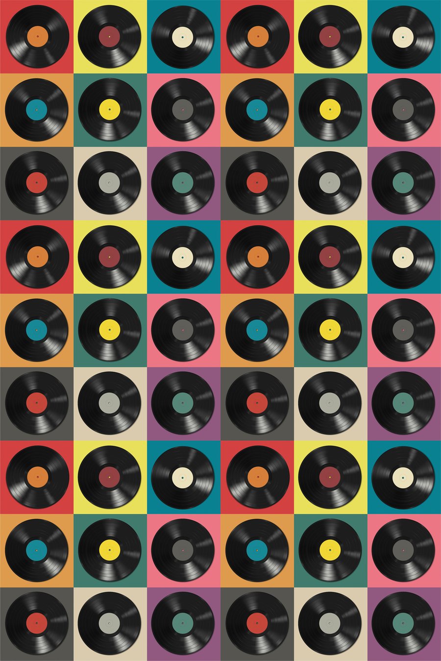 Discuri colorate — design complet