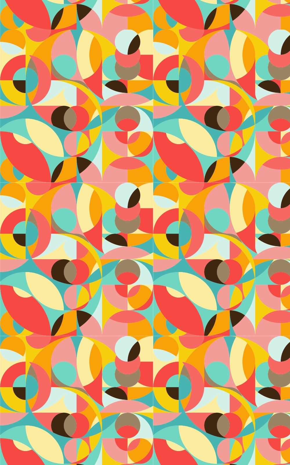 Cercuri în ritm colorat — design complet