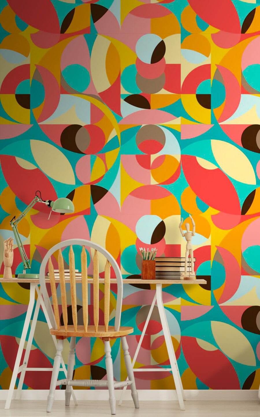 Cercuri în ritm colorat — interior 1