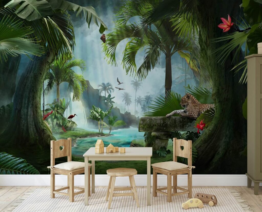 Vale tropicală între trunchiuri — interior 1