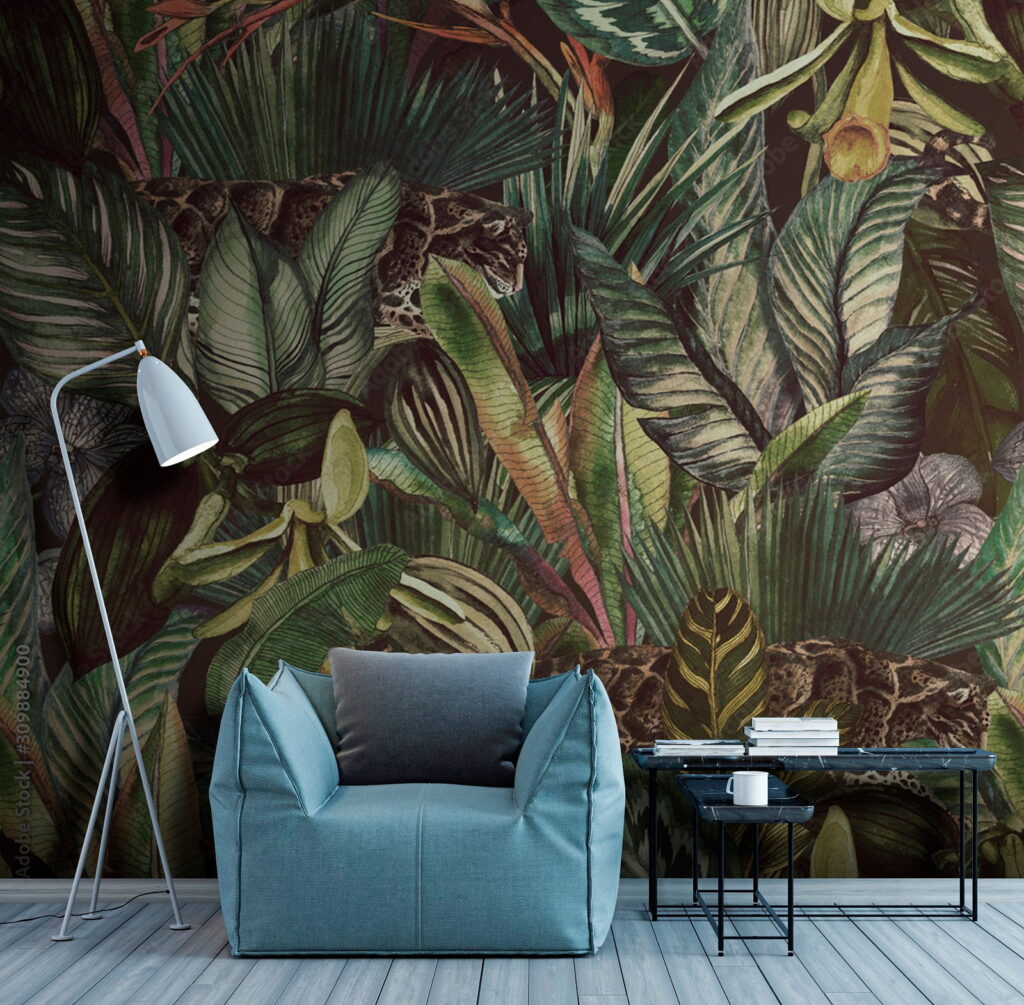 Feline printre frunze — interior 1