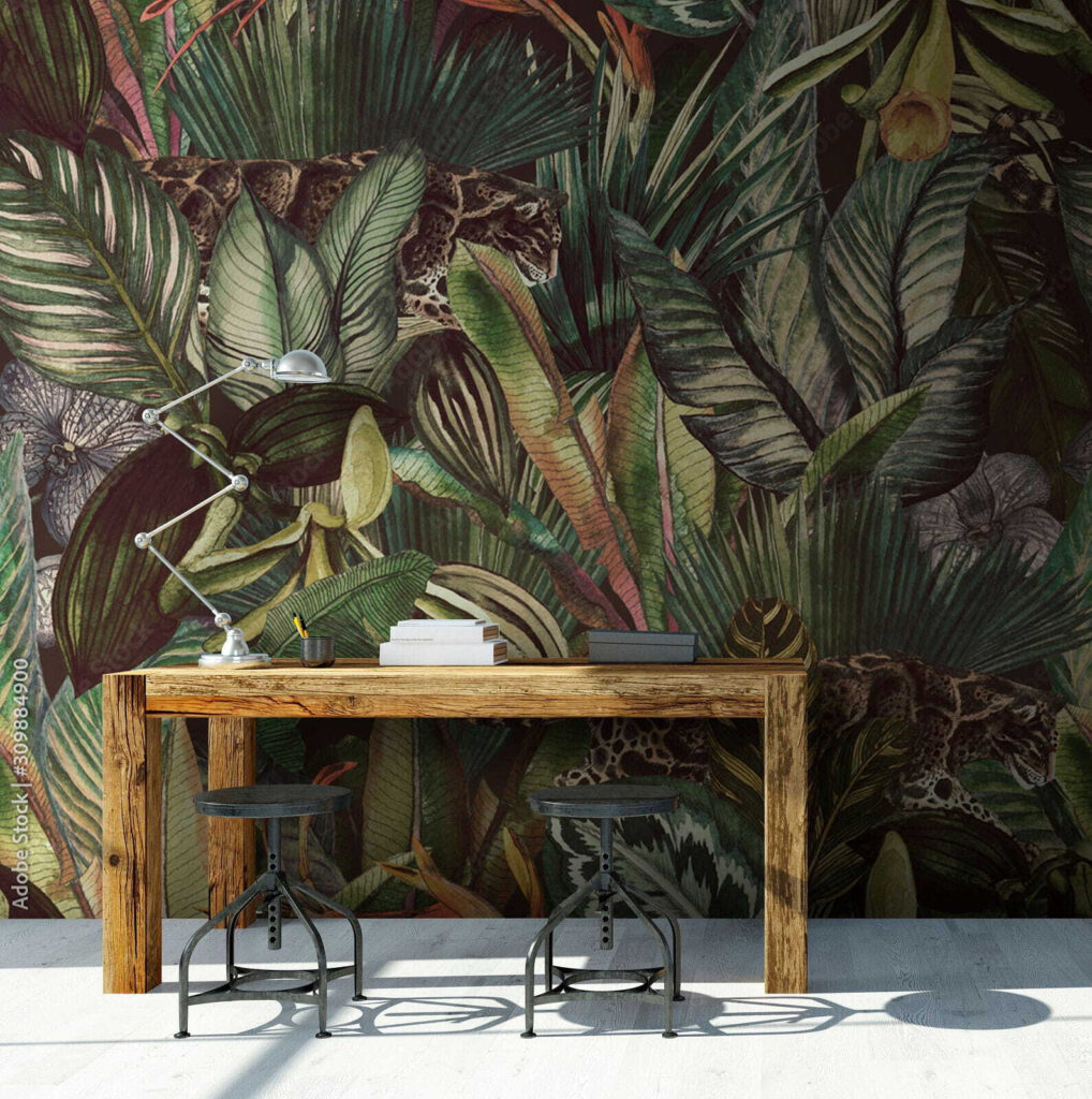 Feline printre frunze — interior 3