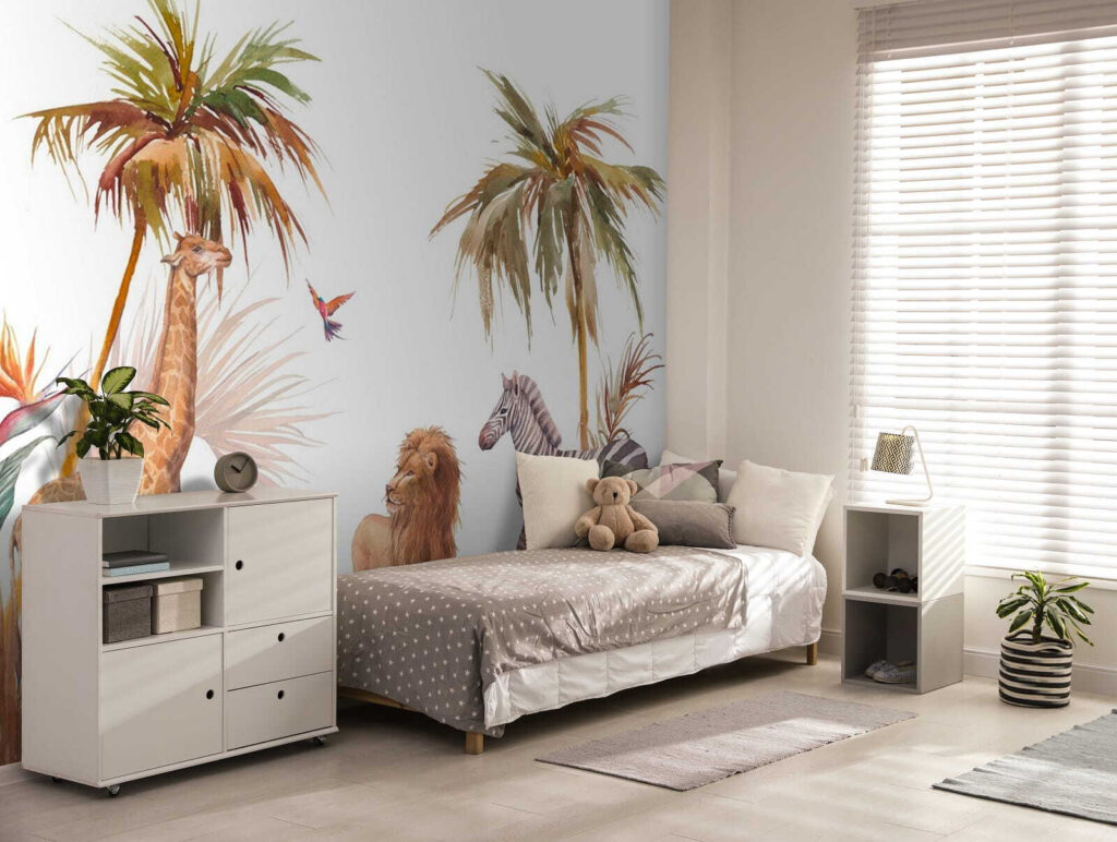 Animale pe fundal alb — interior 3