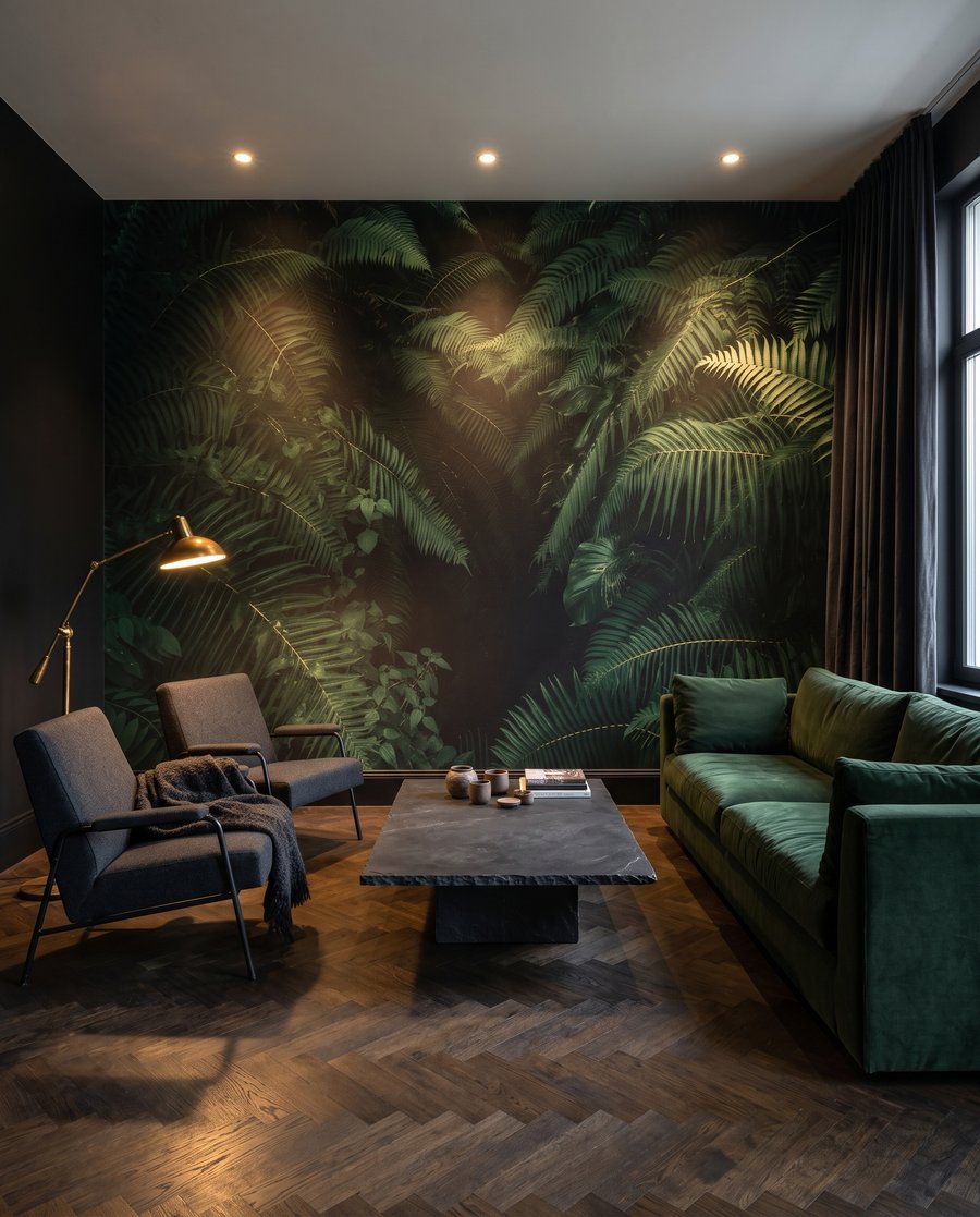Ferigi verzi adânci — interior 3