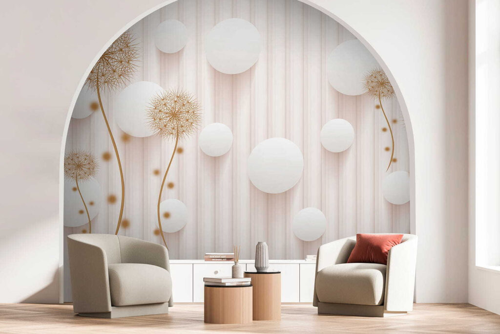 Flori albe în benzi — interior 1