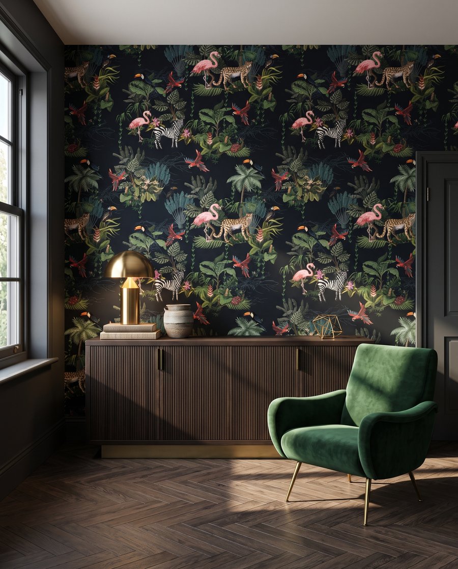 Flamingi în noapte — interior 4