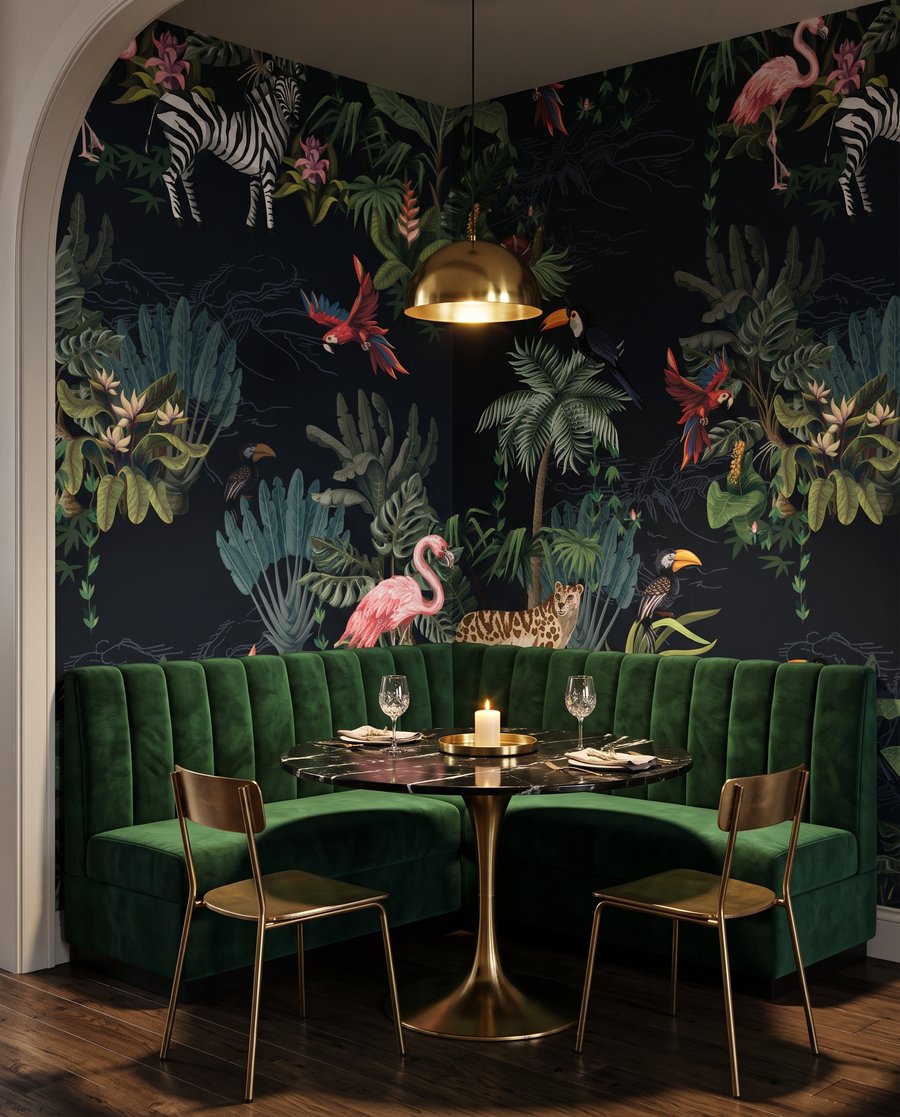 Flamingi în noapte — interior 5