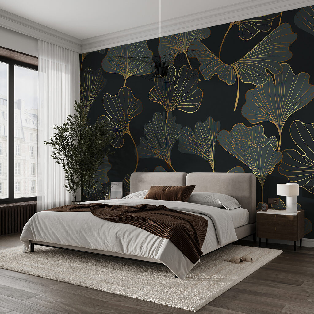 Ginkgo pe ramuri aurii — interior 3