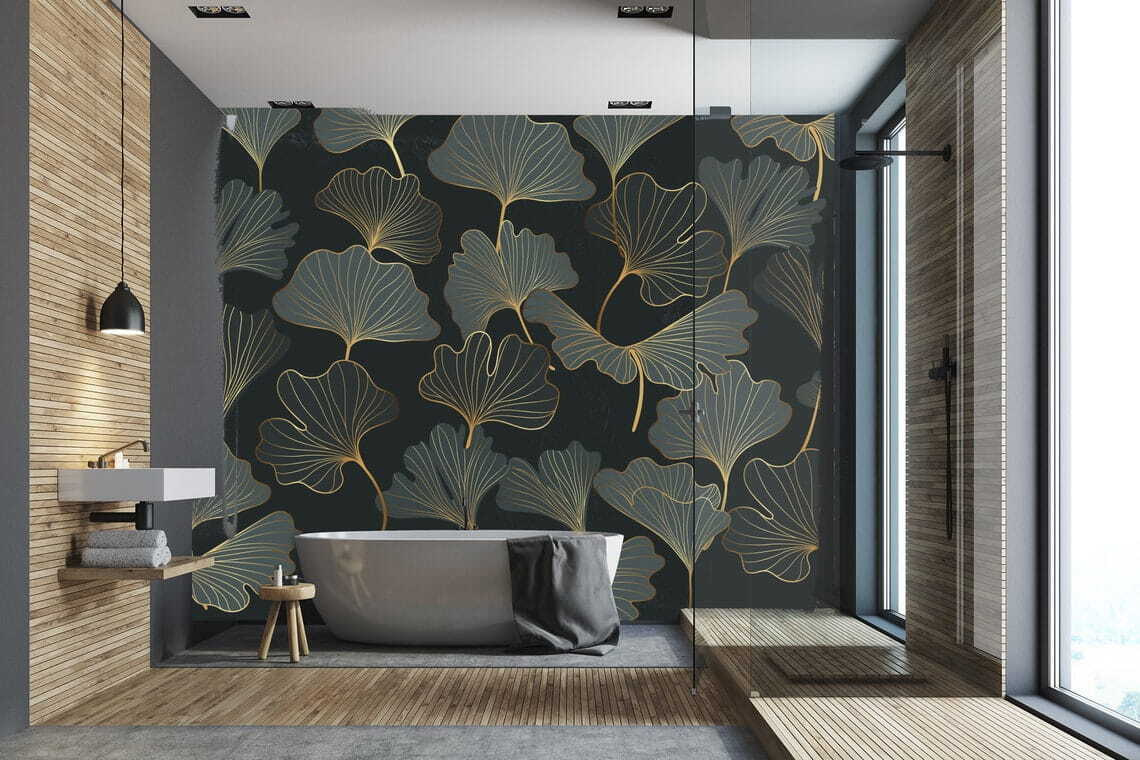 Ginkgo pe ramuri aurii — interior 1