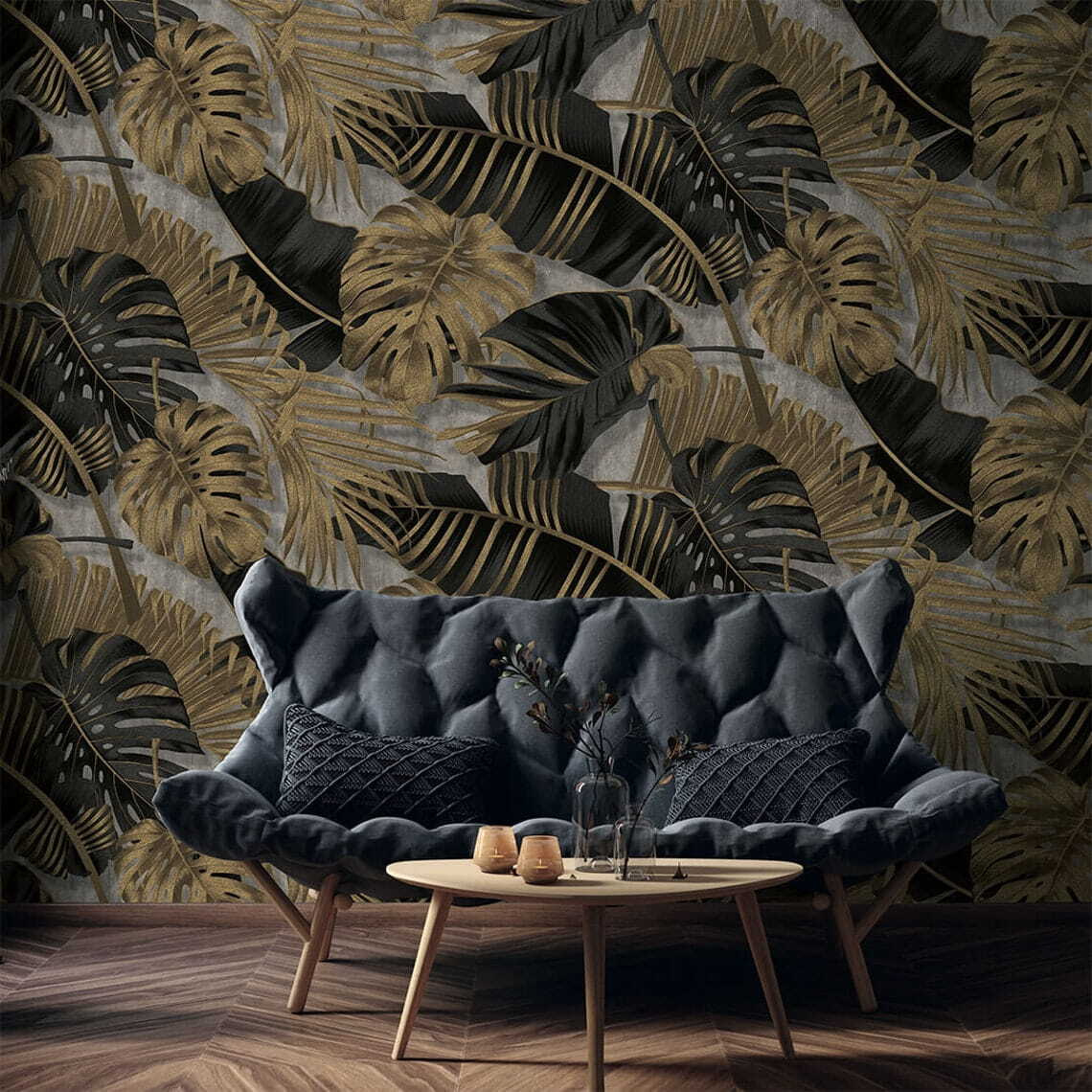 Frunze aurii și negre — interior 1