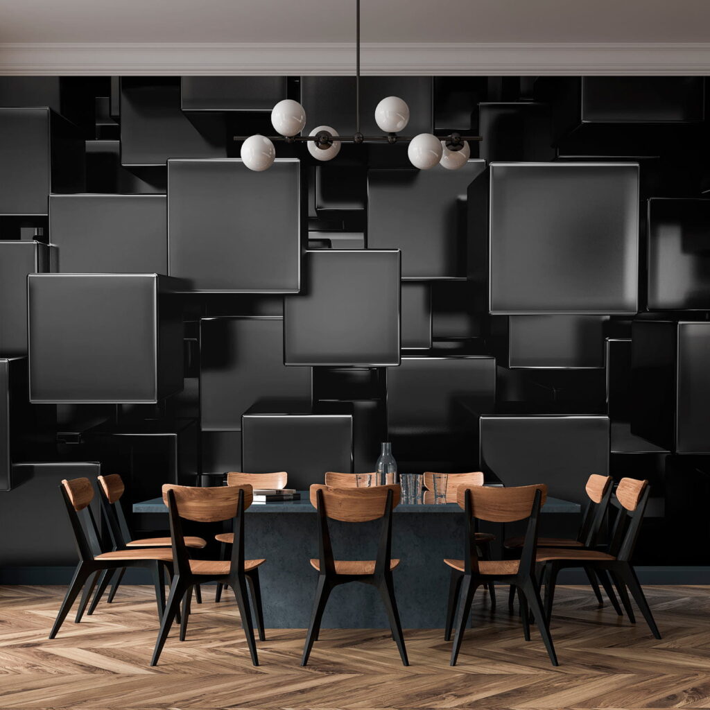 Blocuri negre suprapuse — interior 1