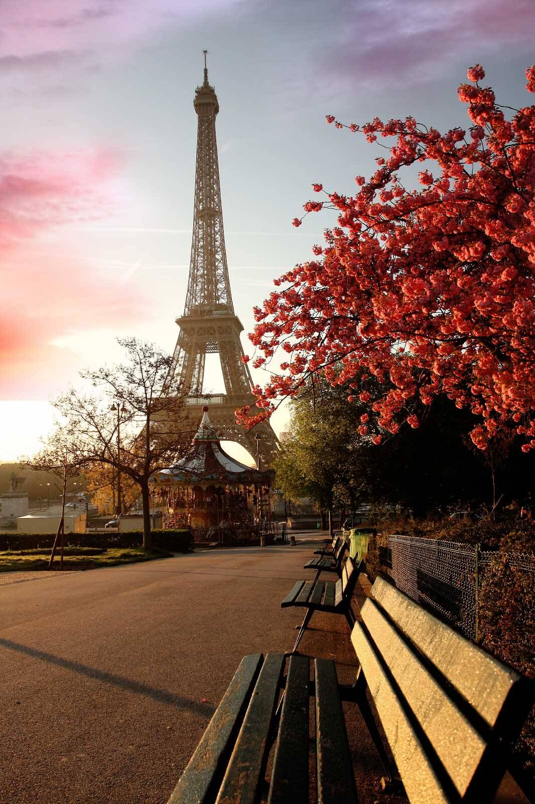 Turnul Eiffel în toamnă — design complet