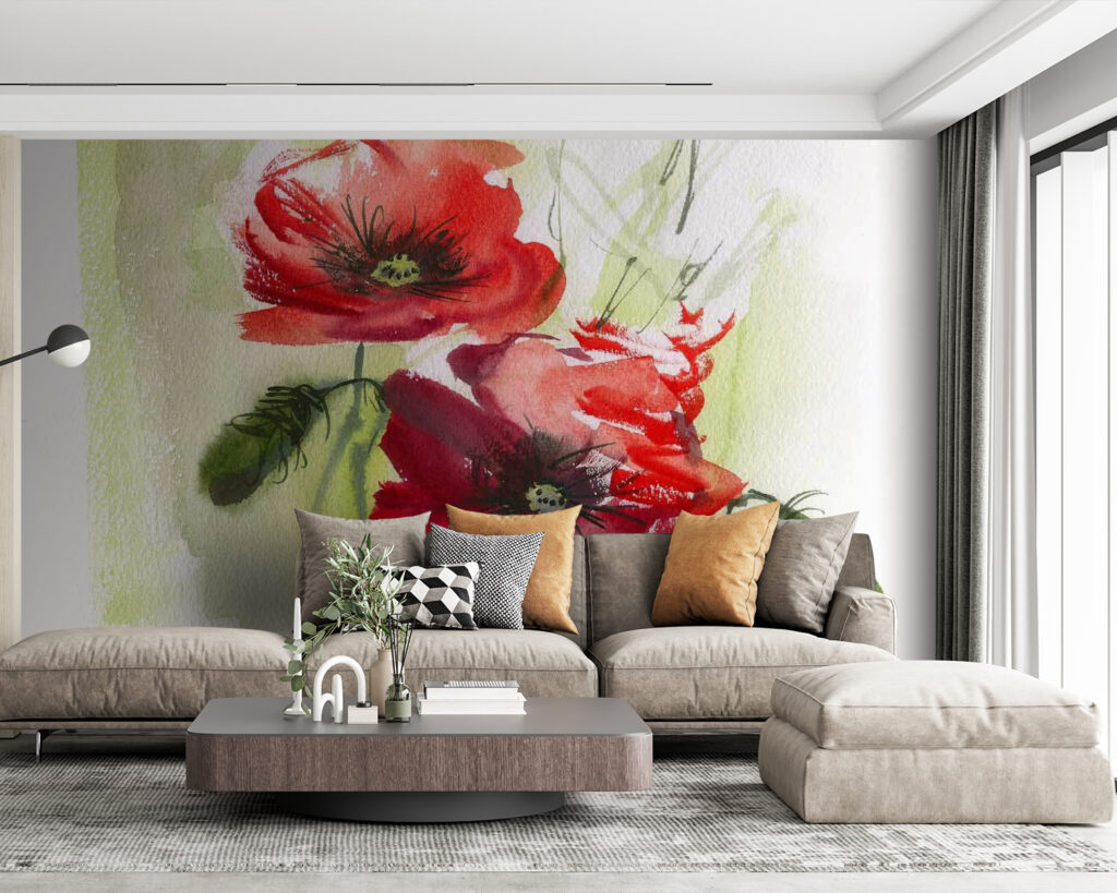 Două flori de mac — interior 3