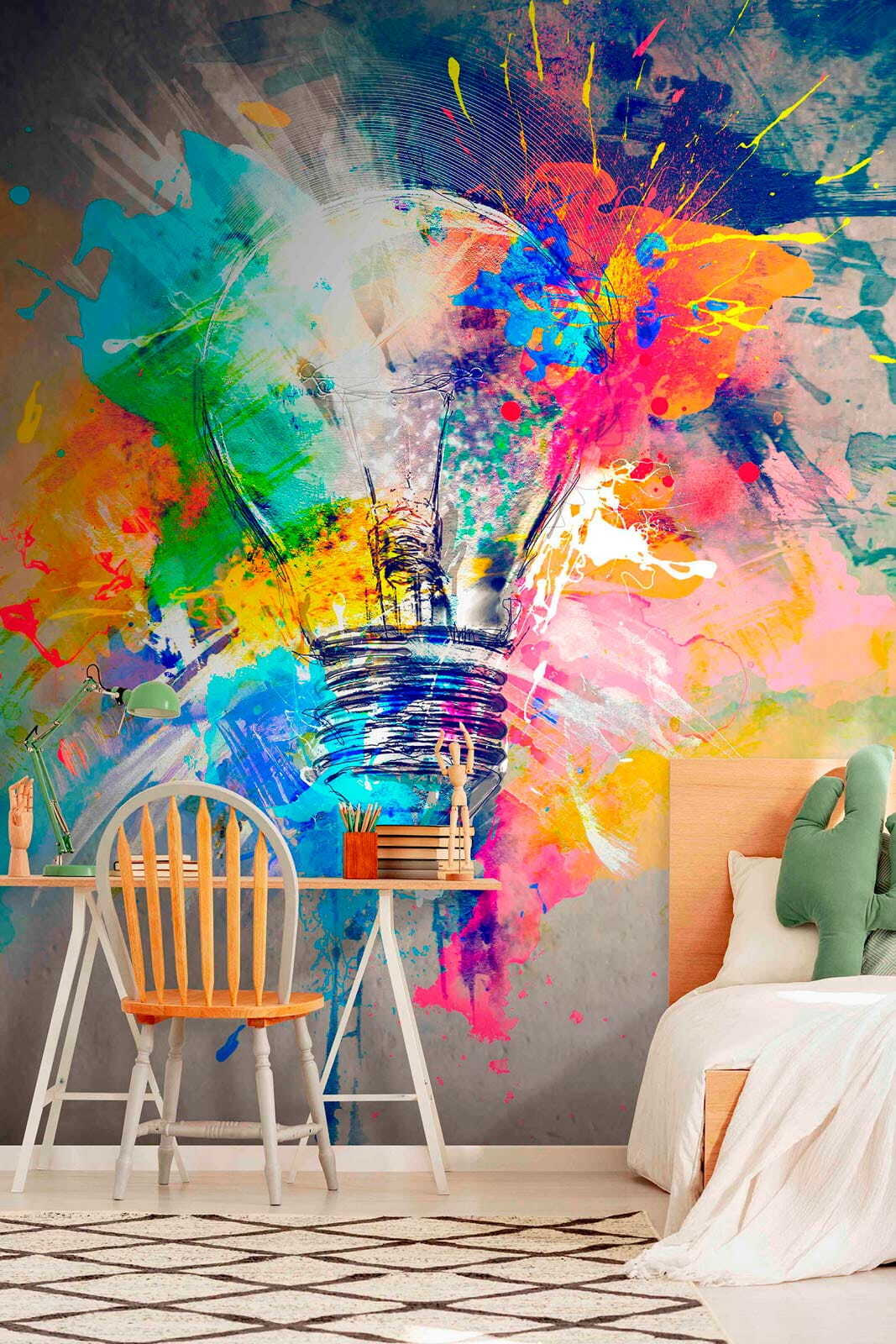 Bec printre stropi colorați — interior 2