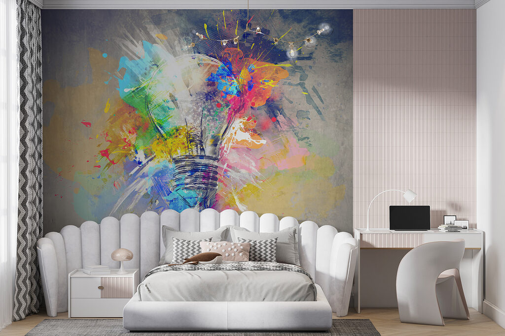 Bec printre stropi colorați — interior 4