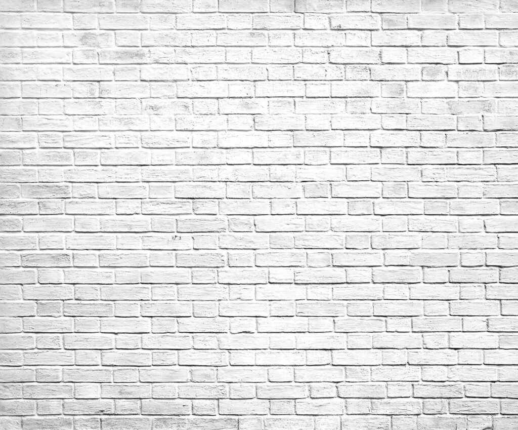 Cărămidă albă, rosturi fine — design complet