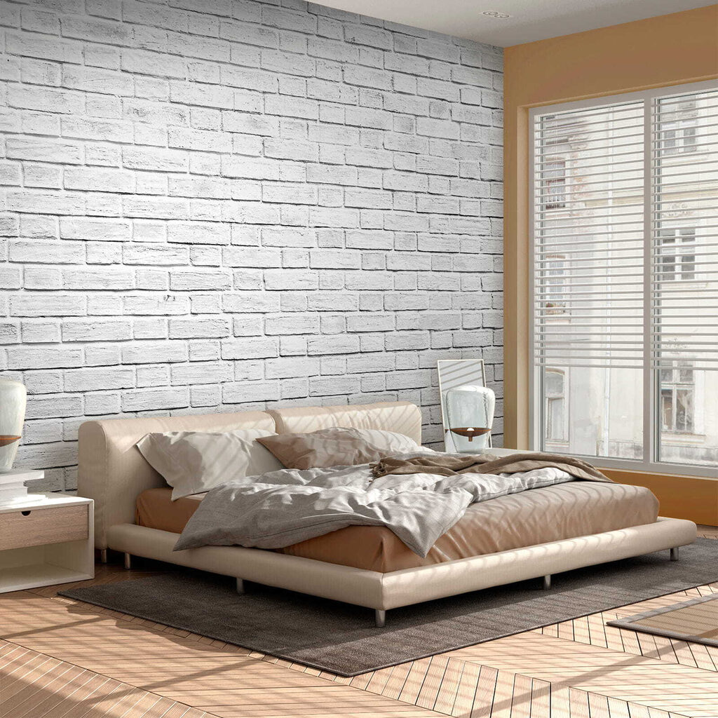 Cărămidă albă, rosturi fine — interior 11
