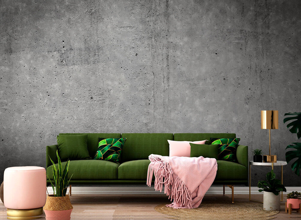 Efect de beton uzat — interior 2