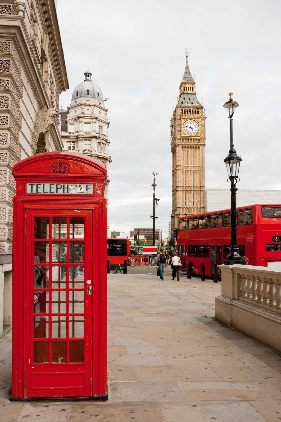 Cabină telefonică, Big Ben — design complet
