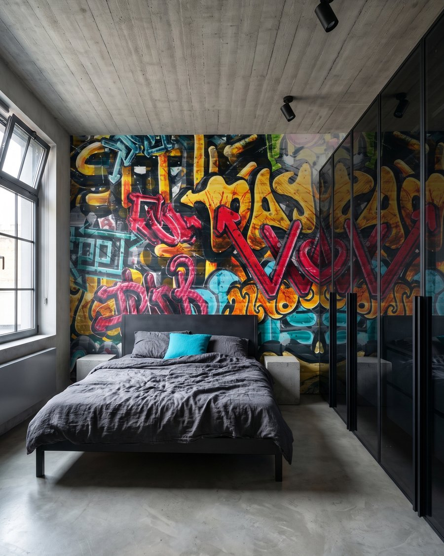 Perete cu graffiti — interior 9