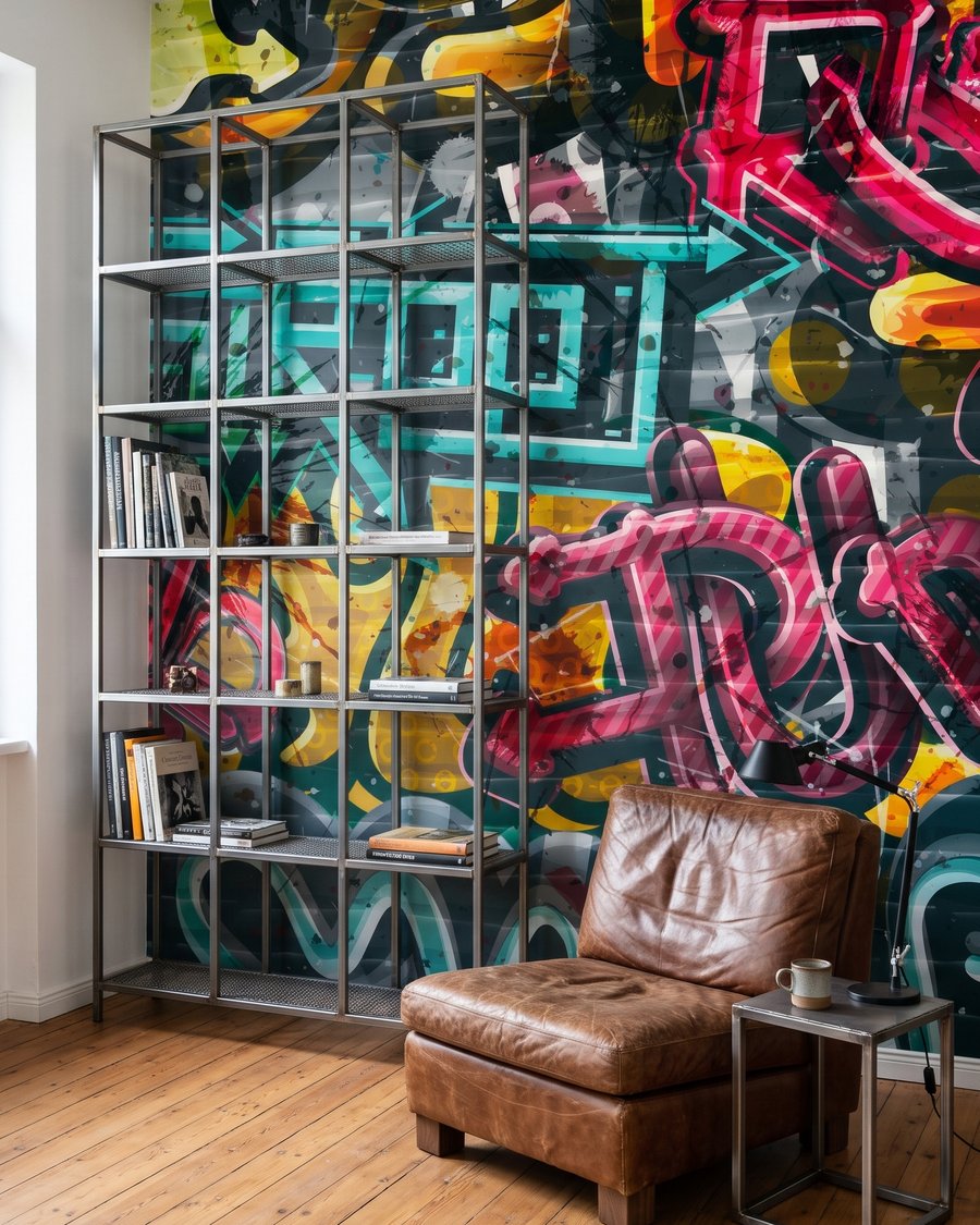 Perete cu graffiti — interior 3
