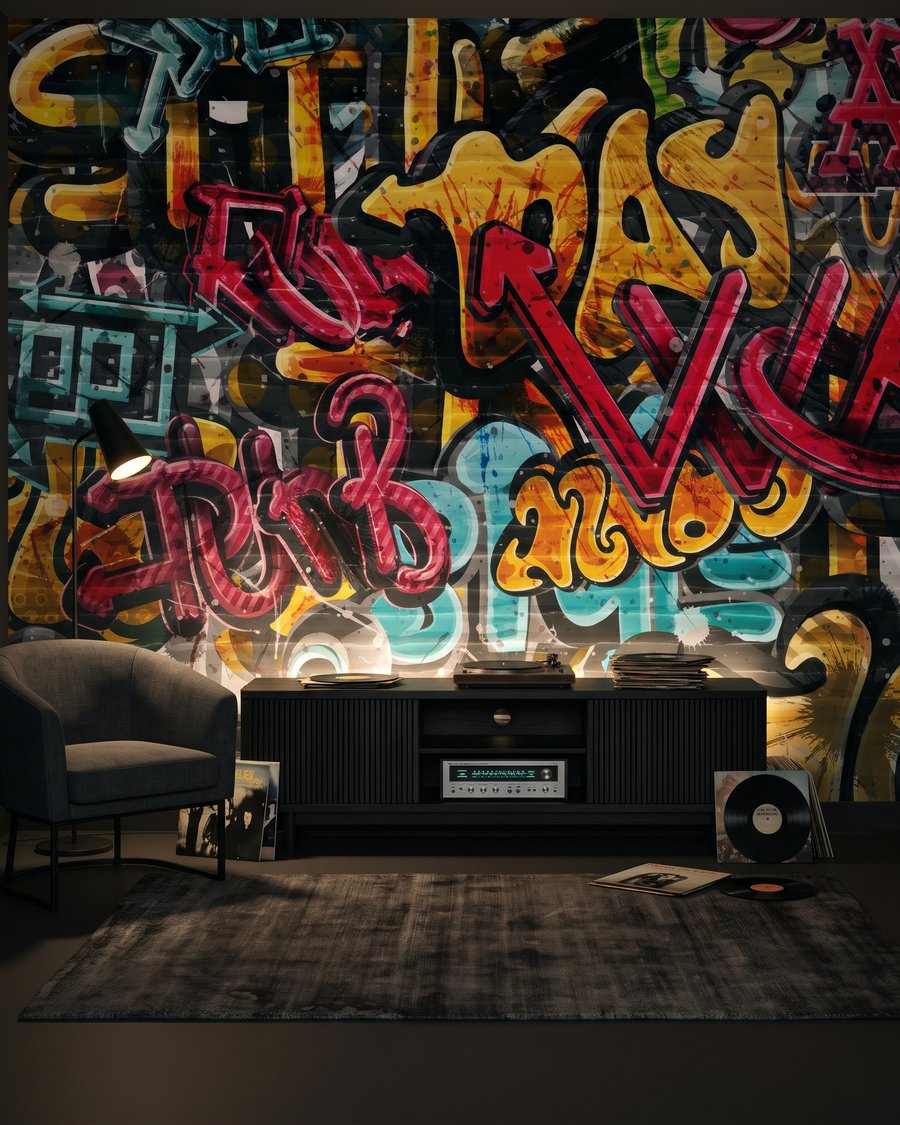 Perete cu graffiti — interior 6