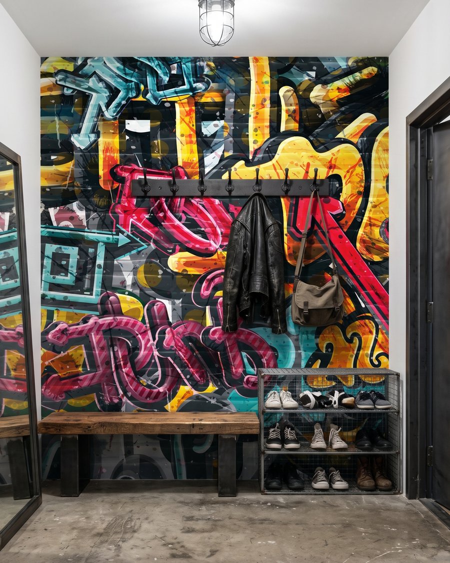Perete cu graffiti — interior 7