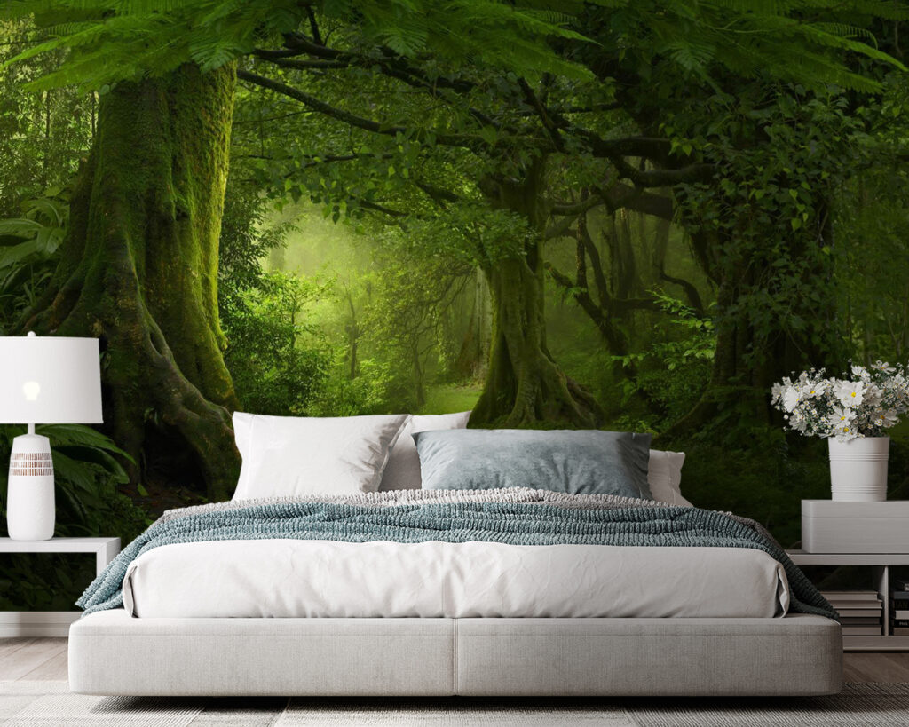 Pădure verde cu rădăcini — interior 2