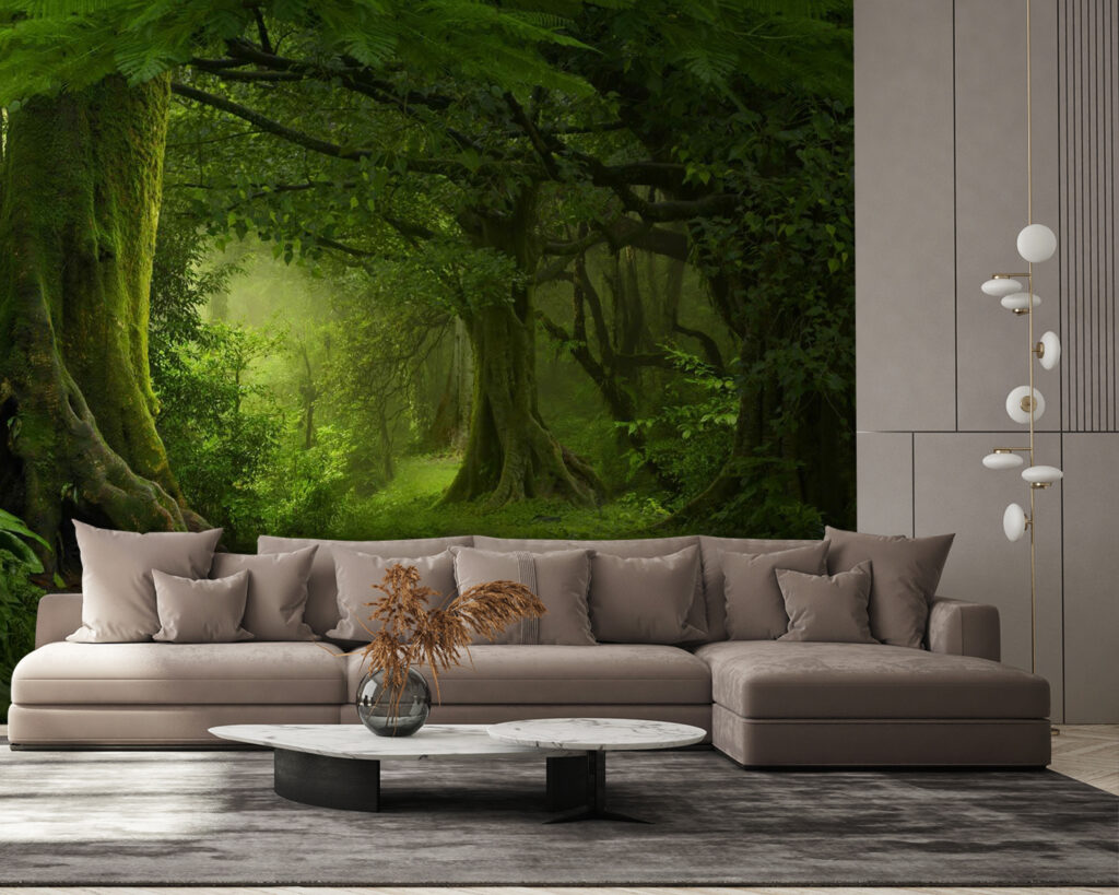 Pădure verde cu rădăcini — interior 3