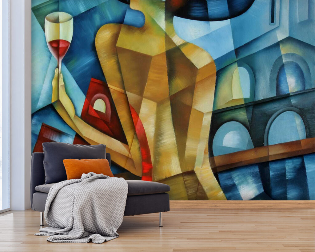 Portret cu pahar — interior 3