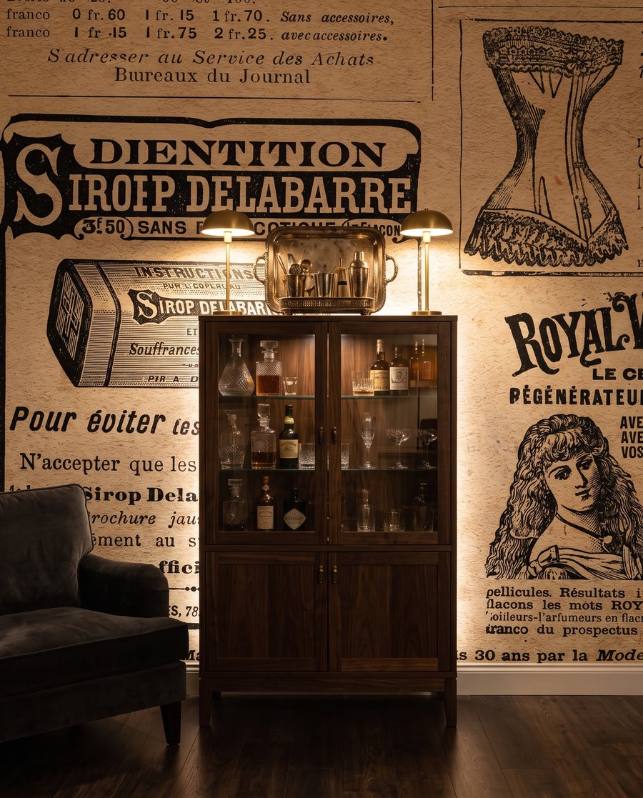 Pagină cu reclame vechi — interior 2