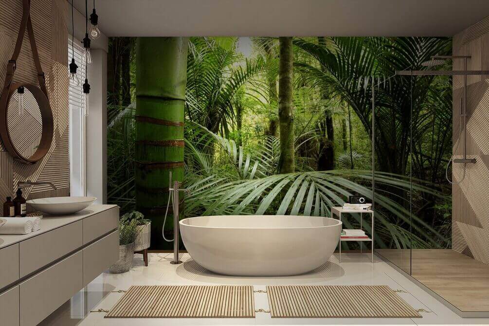Junglă verde adânc — interior 1