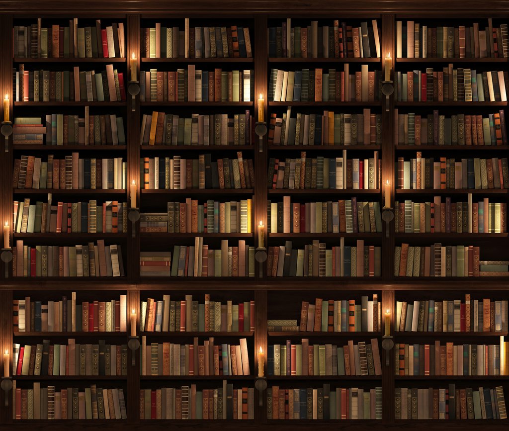 Bibliotecă în umbră caldă — design complet