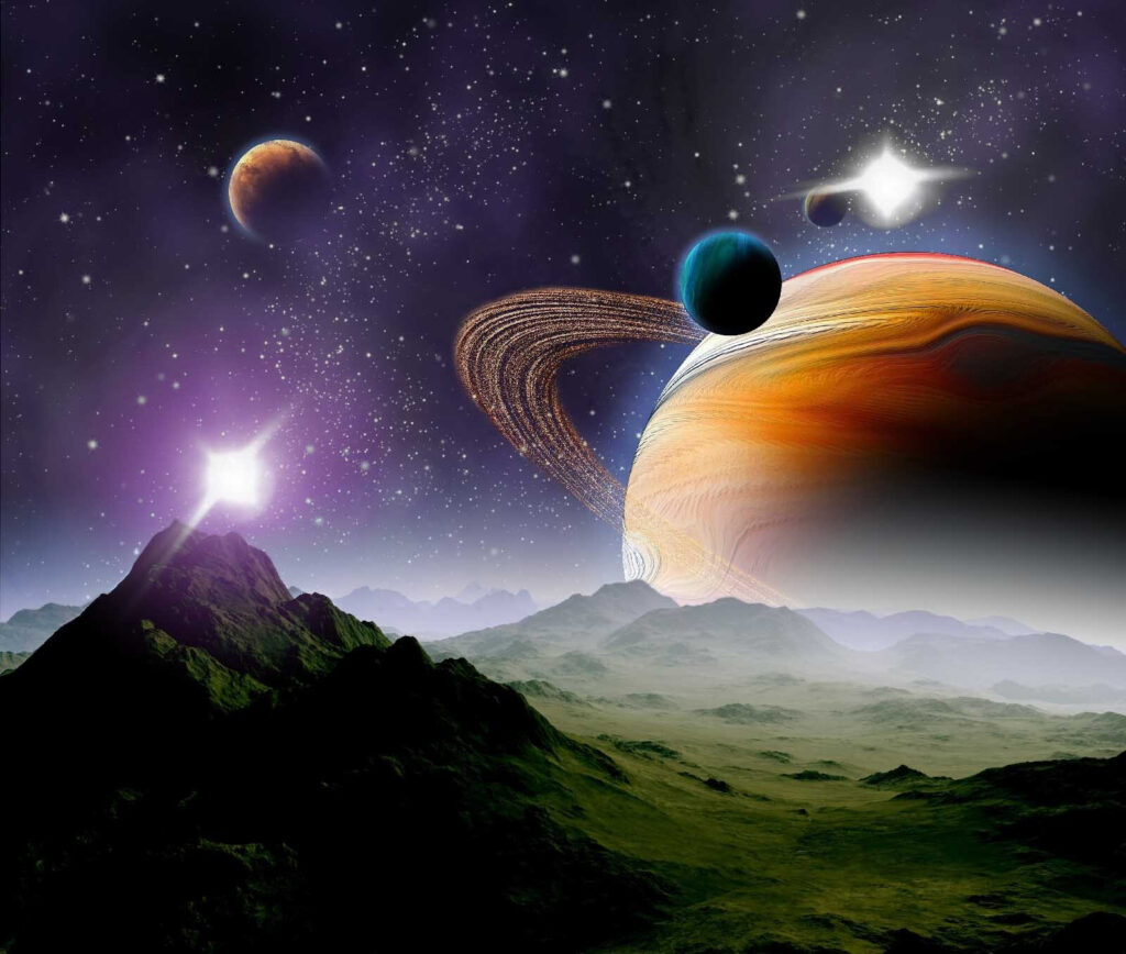 Planete deasupra văii — design complet