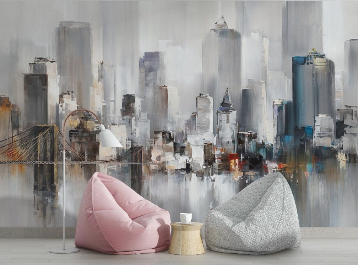 Oraș în pete gri — interior 1