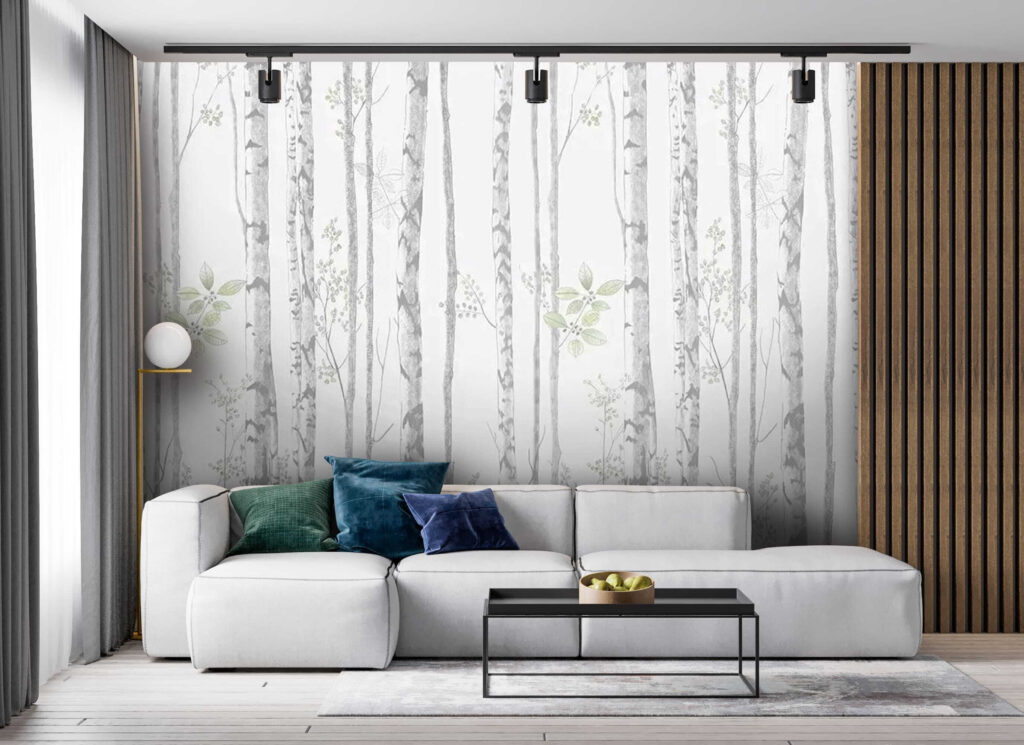 Mesteceni cu frunze verzi — interior 2